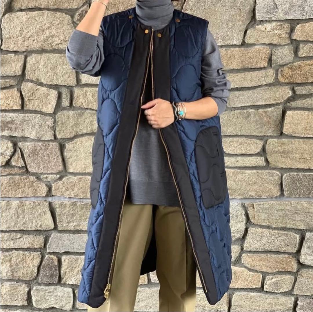 MADISONBLUE マディソンブルー　ジレ キルティングベスト コート