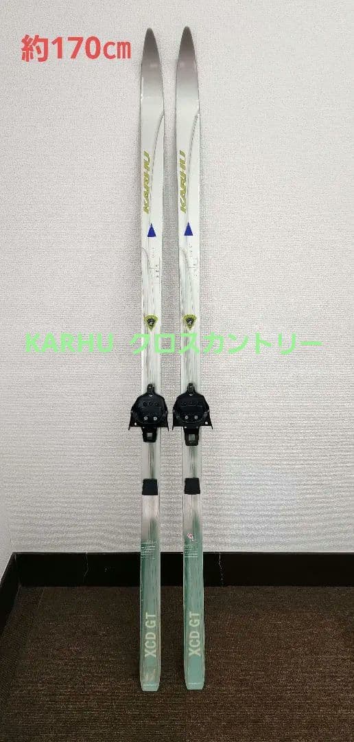 KARHU カルフ クロスカントリースキー板 テレマークビンディング付き