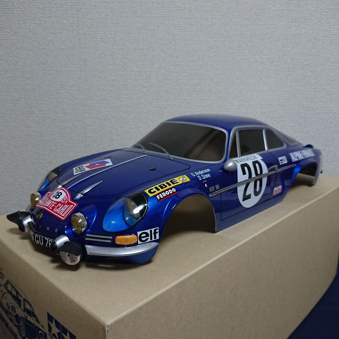 タミヤ 1/10 RC XM-01 PRO + アルピーヌA110 塗装済ボディ