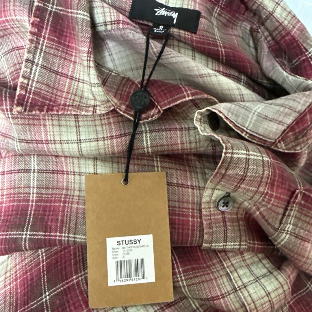 トップス Stussy MATTHEW SHIRT LG PRINTED PLAID