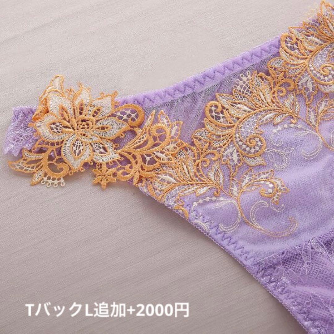 パープルF75、フルバックL、追加TバックL♡ジュエリーレースシリーズ♥️