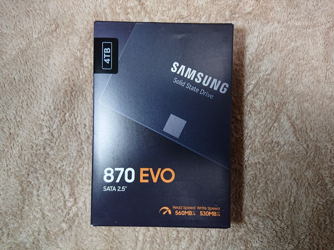内蔵型SSD SAMSUNG 870 EVO MZ-77E4T0B/EC