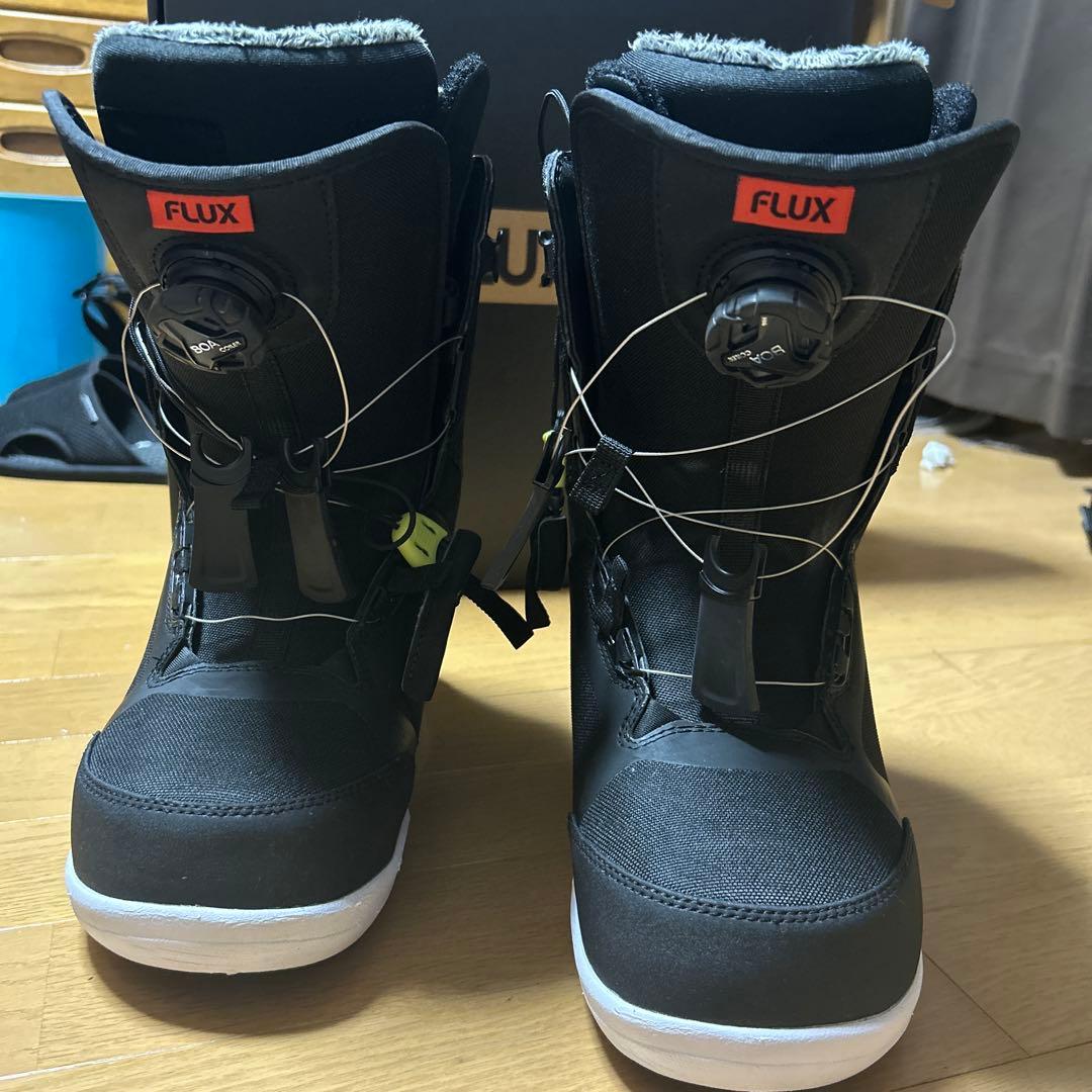 FLUX スノーボードブーツ ブラック、バイディングセット(amiki様専売)