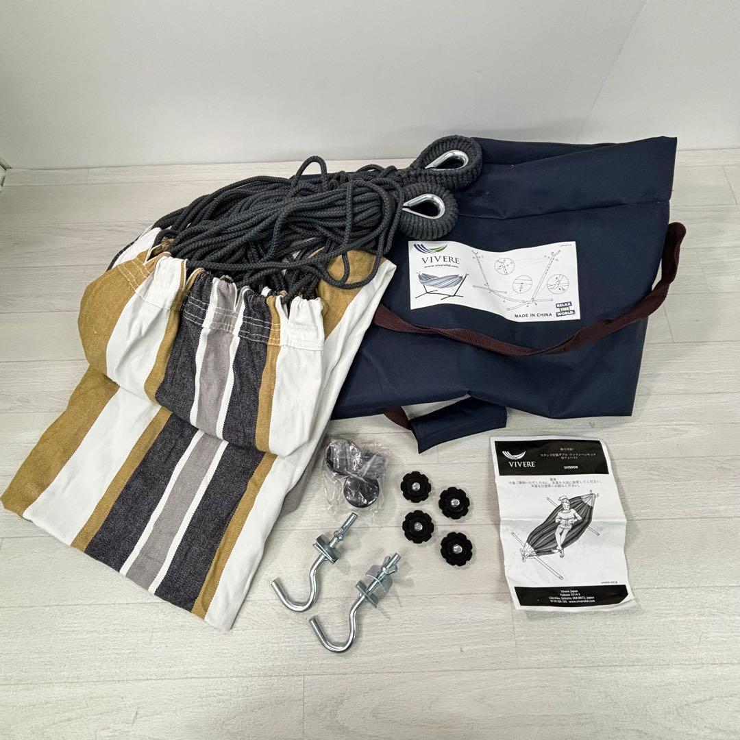 【美品】VIVERE 自立式ハンモック デザートムーン 室内使用のみ