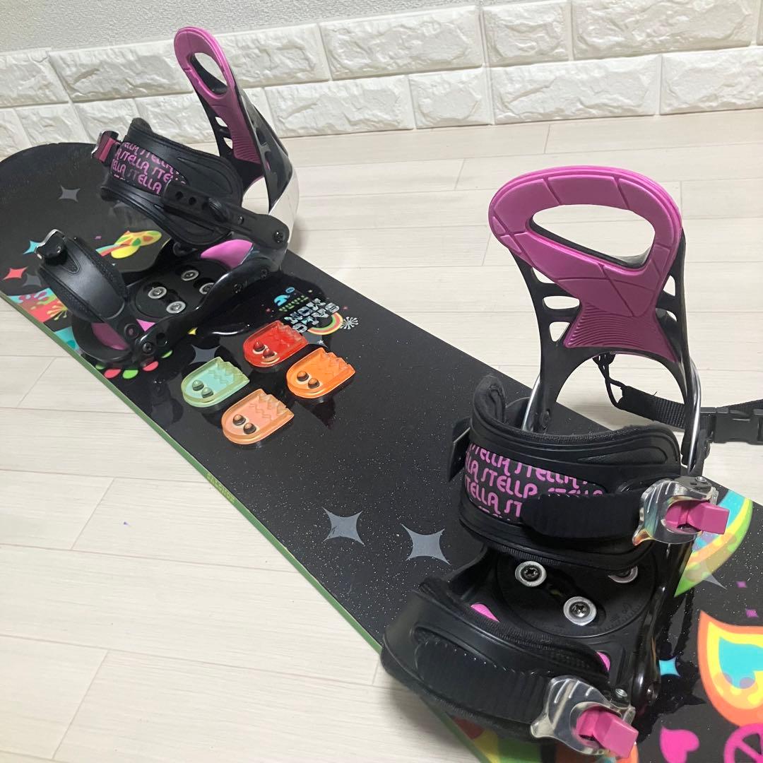 【良品】バック付/SALOMON TIARサロモンスノーボード143cm S/M