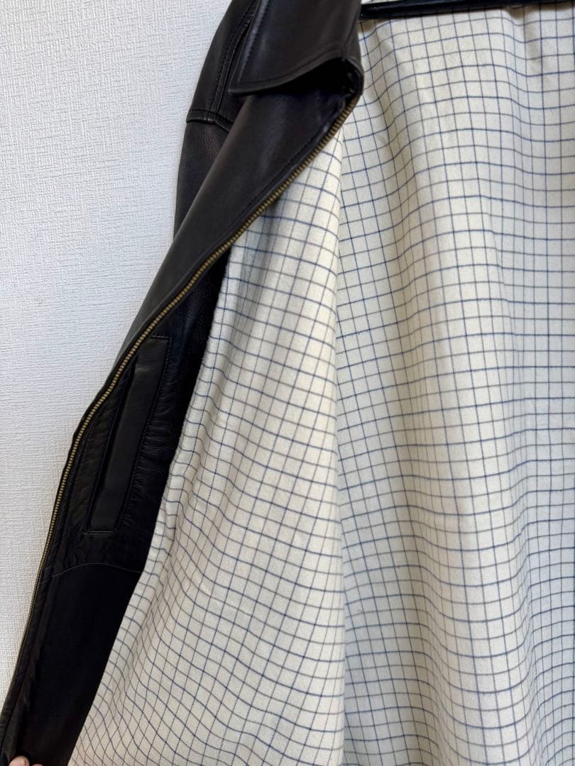 超スペシャル 90s ラルフローレン レザー ジャケット XXL ブラック 黒