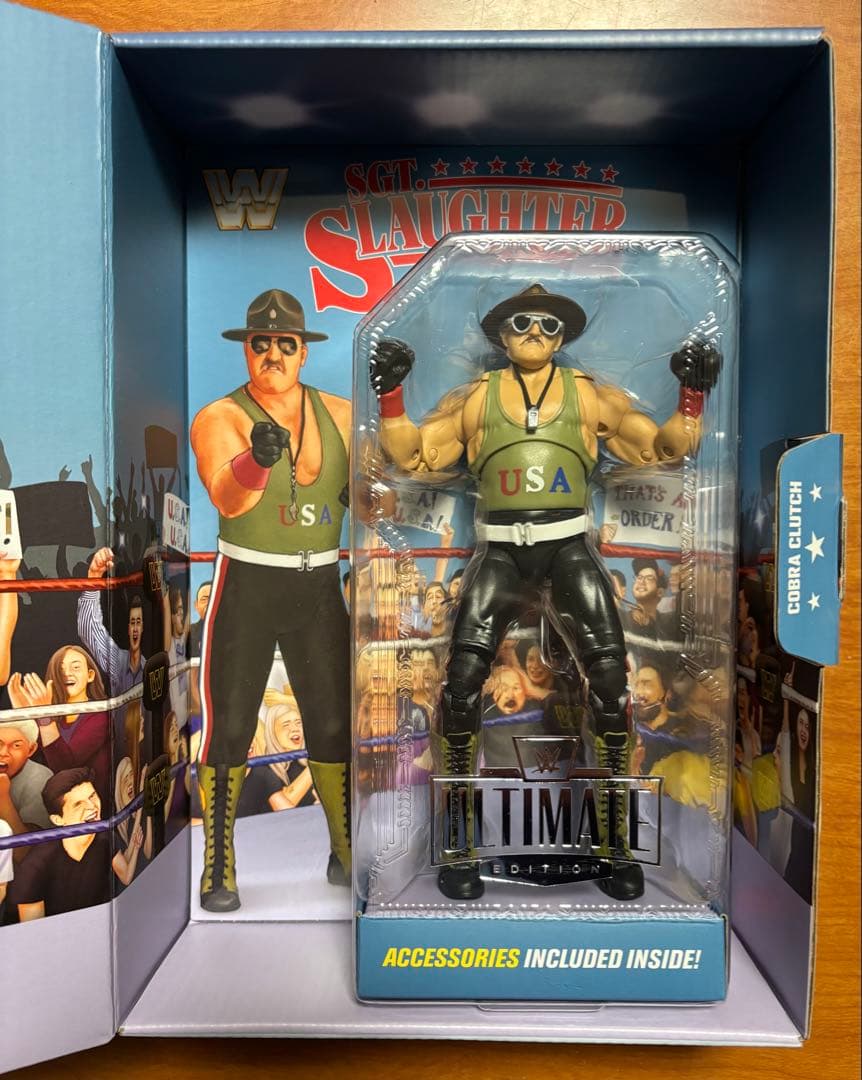 限定　レア　WWE WWF サージェントスローターSgt. Slaughter