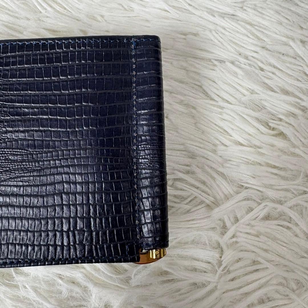 新品未使用✨GLEN グレンロイヤル　マネークリップ　リザード型押し