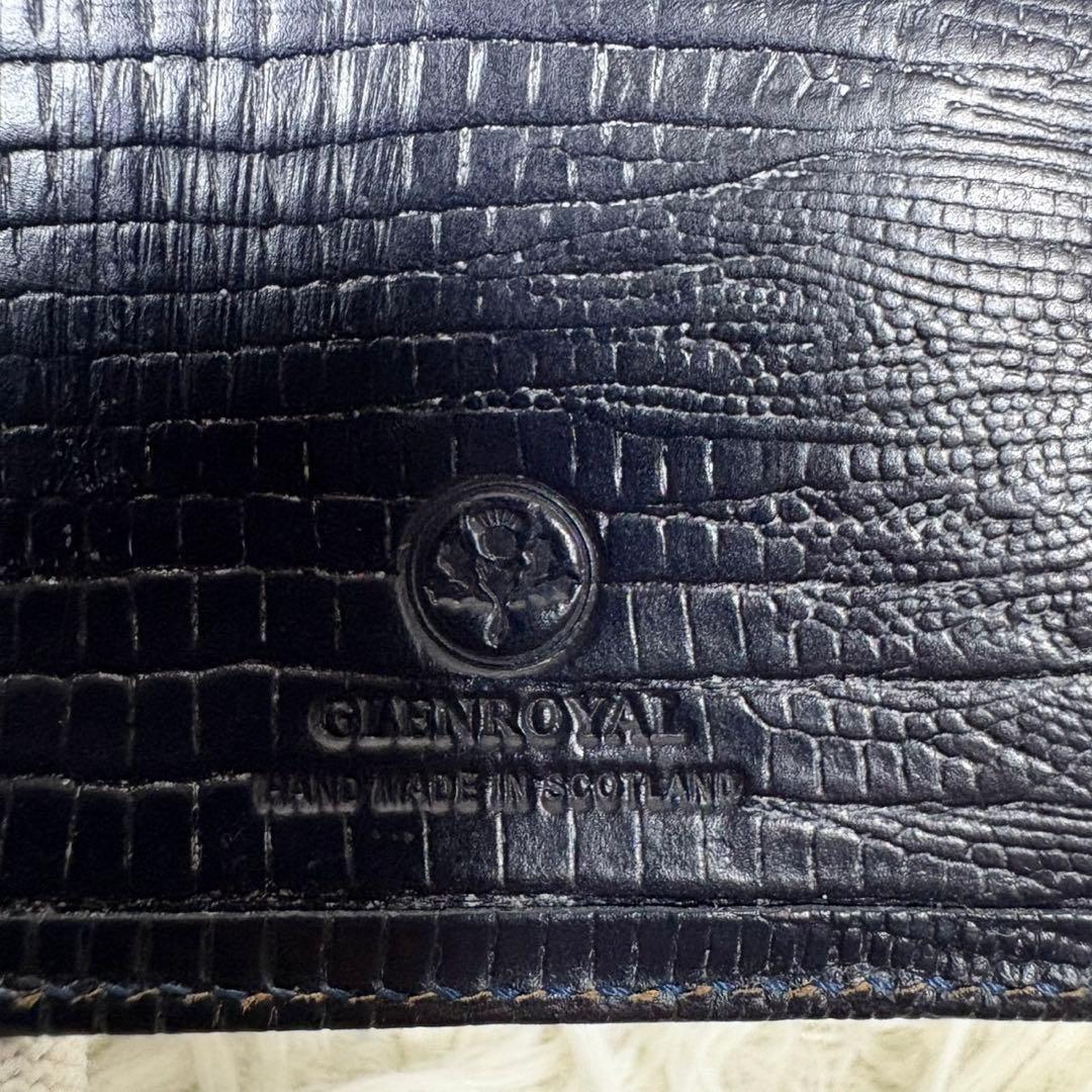 新品未使用✨GLEN グレンロイヤル　マネークリップ　リザード型押し