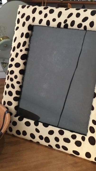 ハラコレザー　大判フォトフレーム