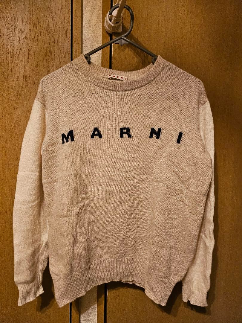 こめまる★　MARNI ロゴ入り長袖ニット