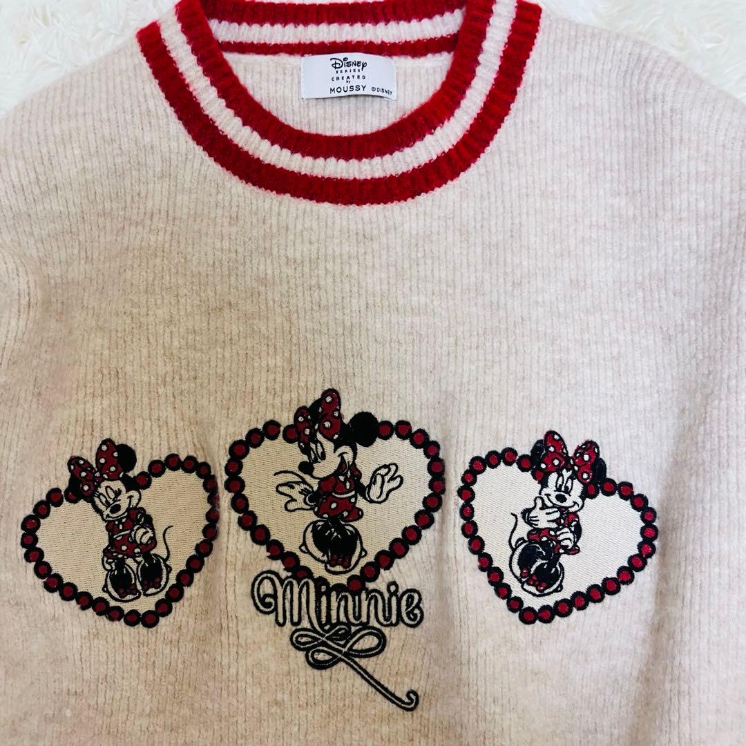 MD X'mas KNIT / ミニー/moussy ディズニーニット