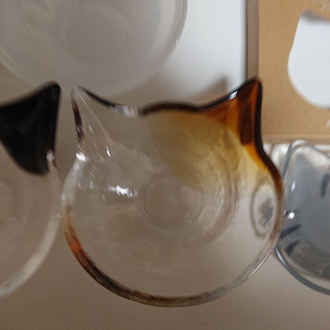 アデリア ここねこ セット 石塚硝子 サバトラ ハチワレ 豆皿 小皿 ねこばち