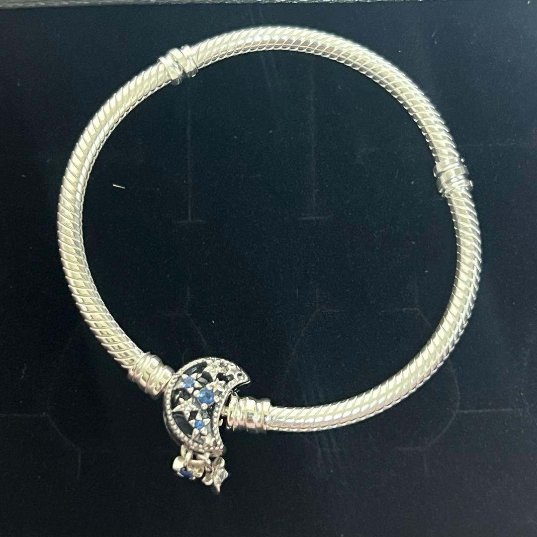 アクセサリー PANDORA moments sparkling moon bracelet