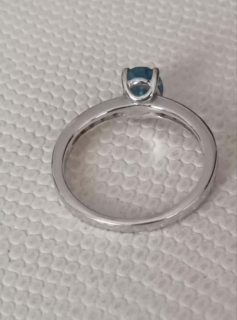 美品★TASAKIのアクアマリン✕ダイヤ PT900 指輪 10号リング 刻印有