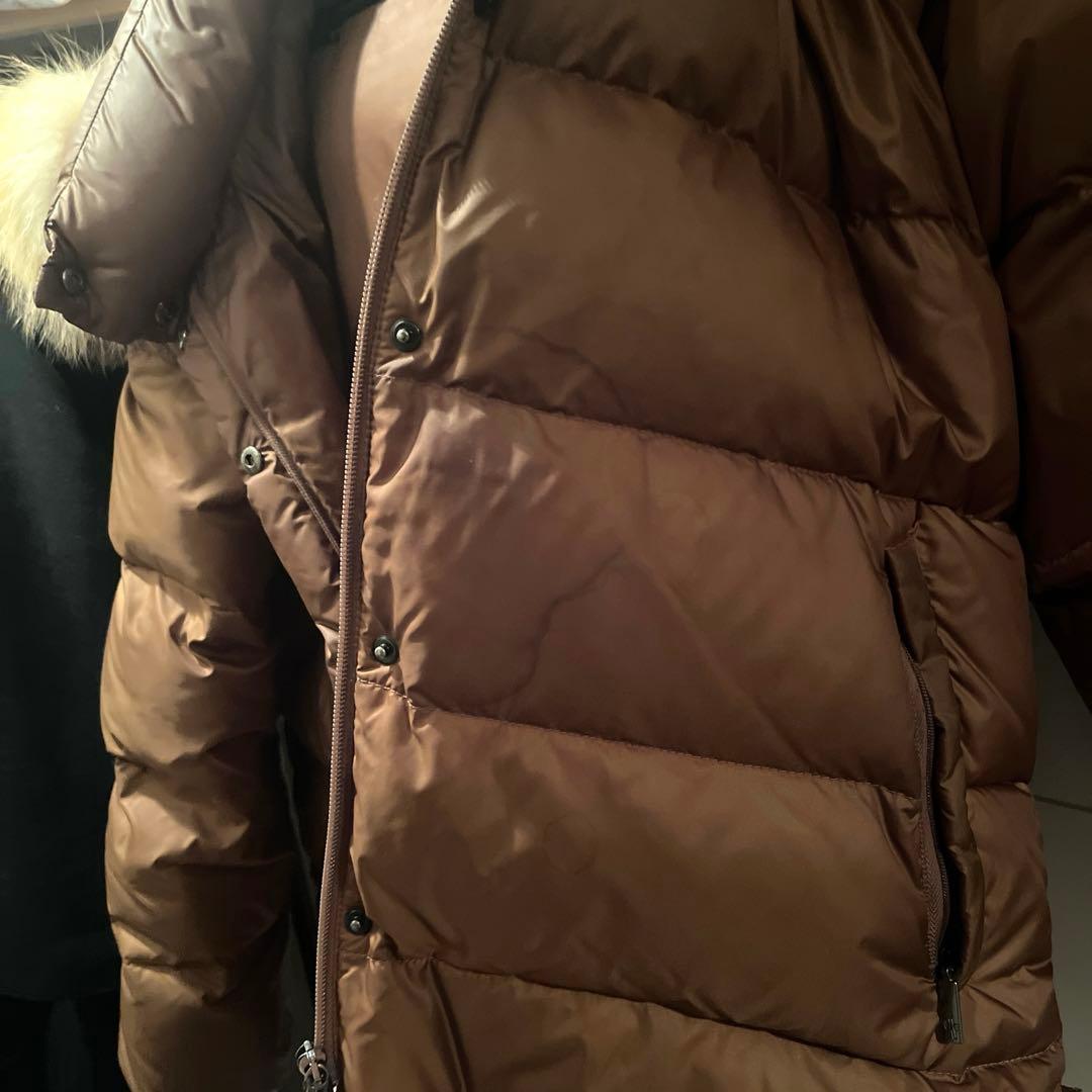 モンクレール バレンティーヌ ダウンジャケット 最高級茶タグ　ブラウン