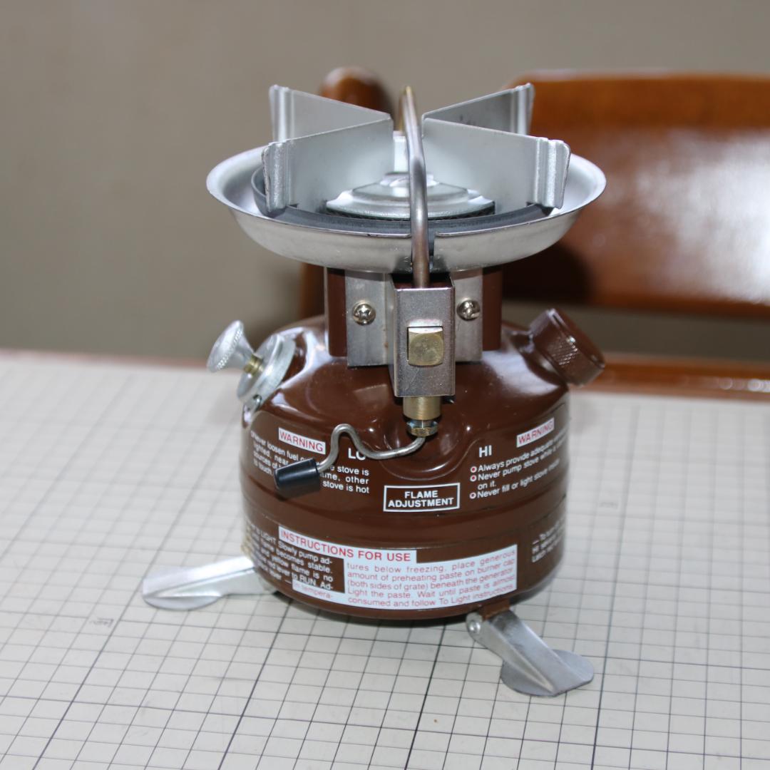 美品　希少　ヴィンテージ　コールマン 400 茶ピーク１　No.33