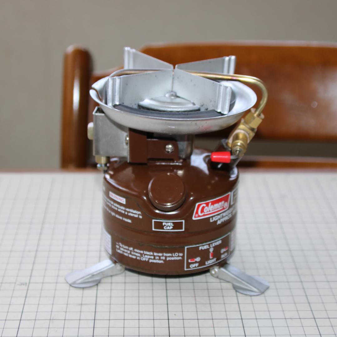 美品　希少　ヴィンテージ　コールマン 400 茶ピーク１　No.33