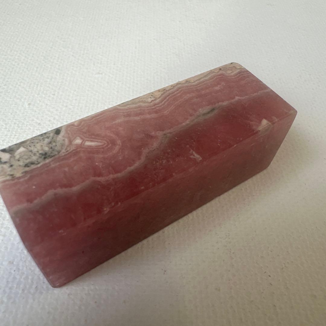 高品質　インカローズ　ロードクロサイト　タワー　四角柱