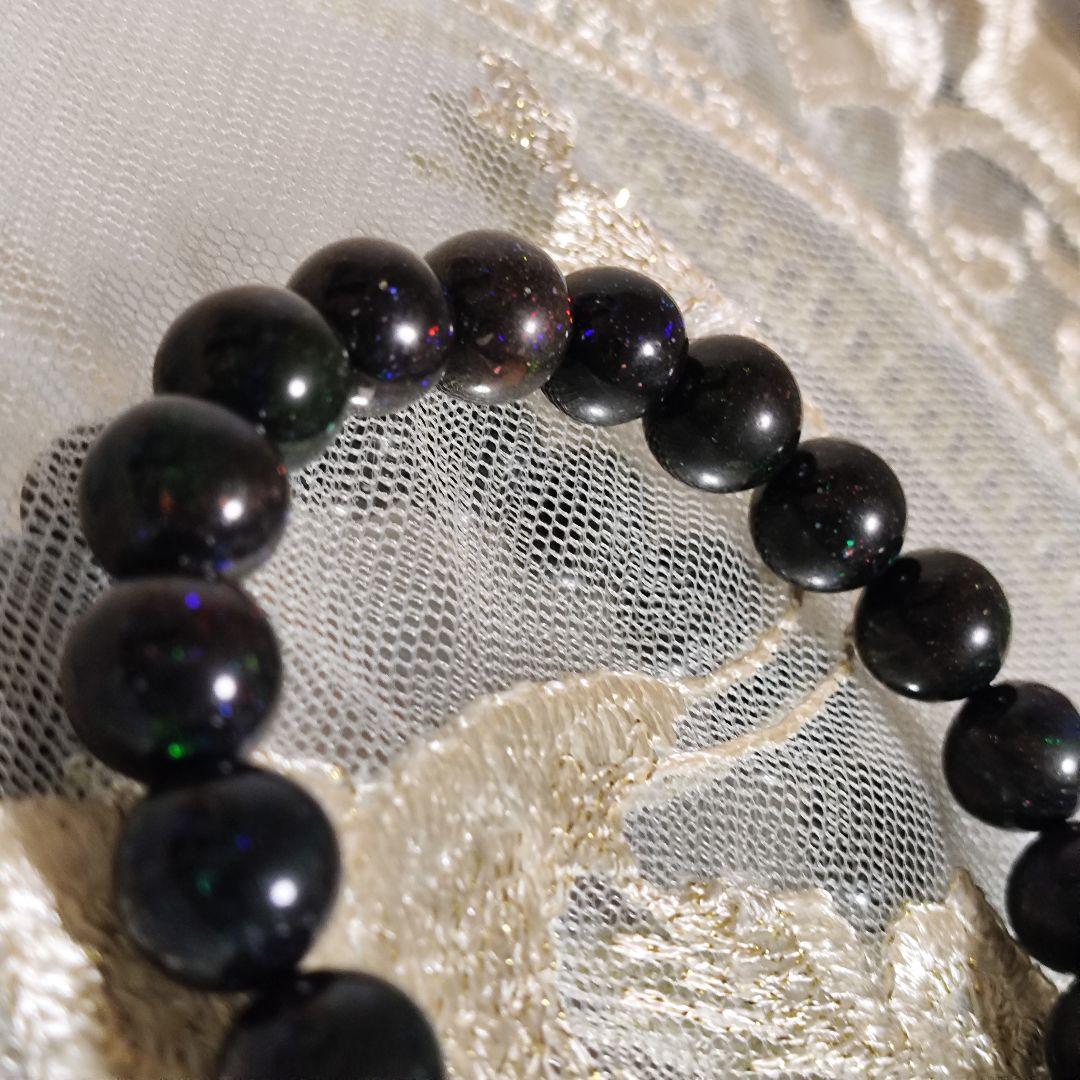 ◆高品質◆ブラックマトリックスオパール◆オパール◆ブレスレット◆天然石◆