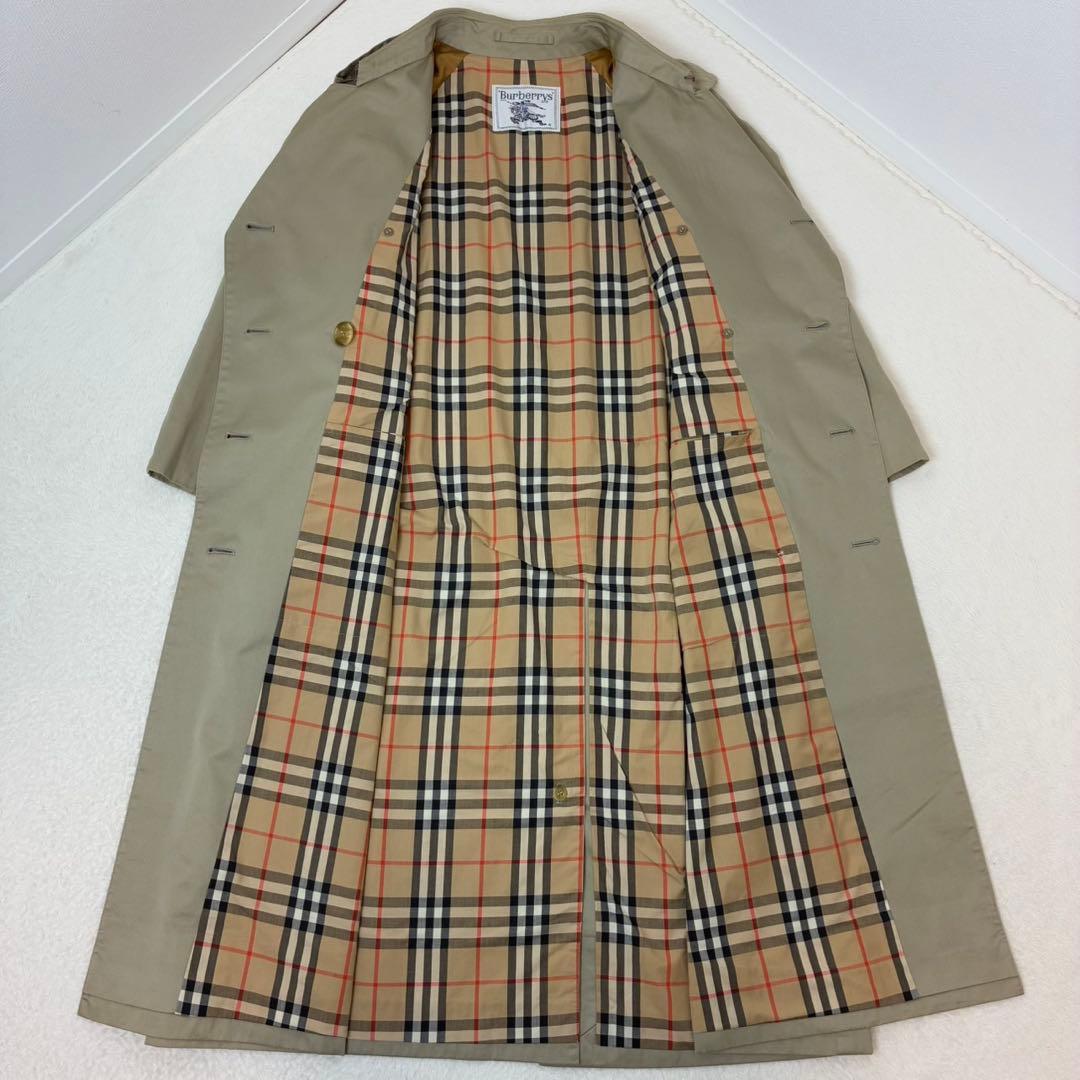 バーバリーズ　トレンチコート　ノバチェック　ベルト　7AR Mサイズ相当