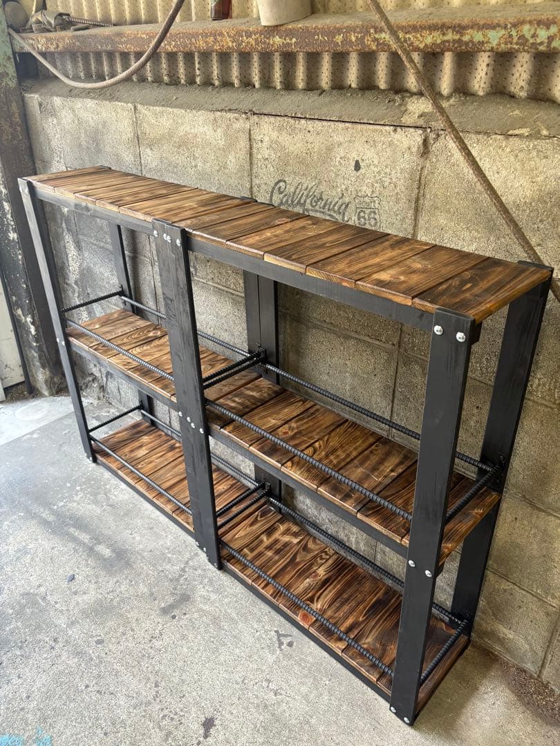 ウイスキーラック　上段バー無しタイプ　特大ウィスキーラック　飾り棚