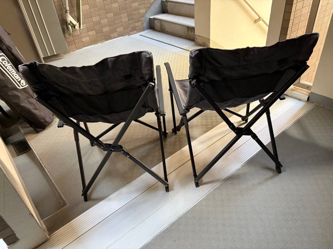 camping moon 焚き火ローチェア2脚セット