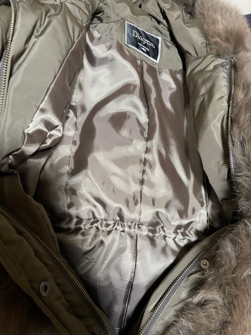 女優コート　フード付き　ロングダウンジャケット　グレースコンチネンタル　セオリー