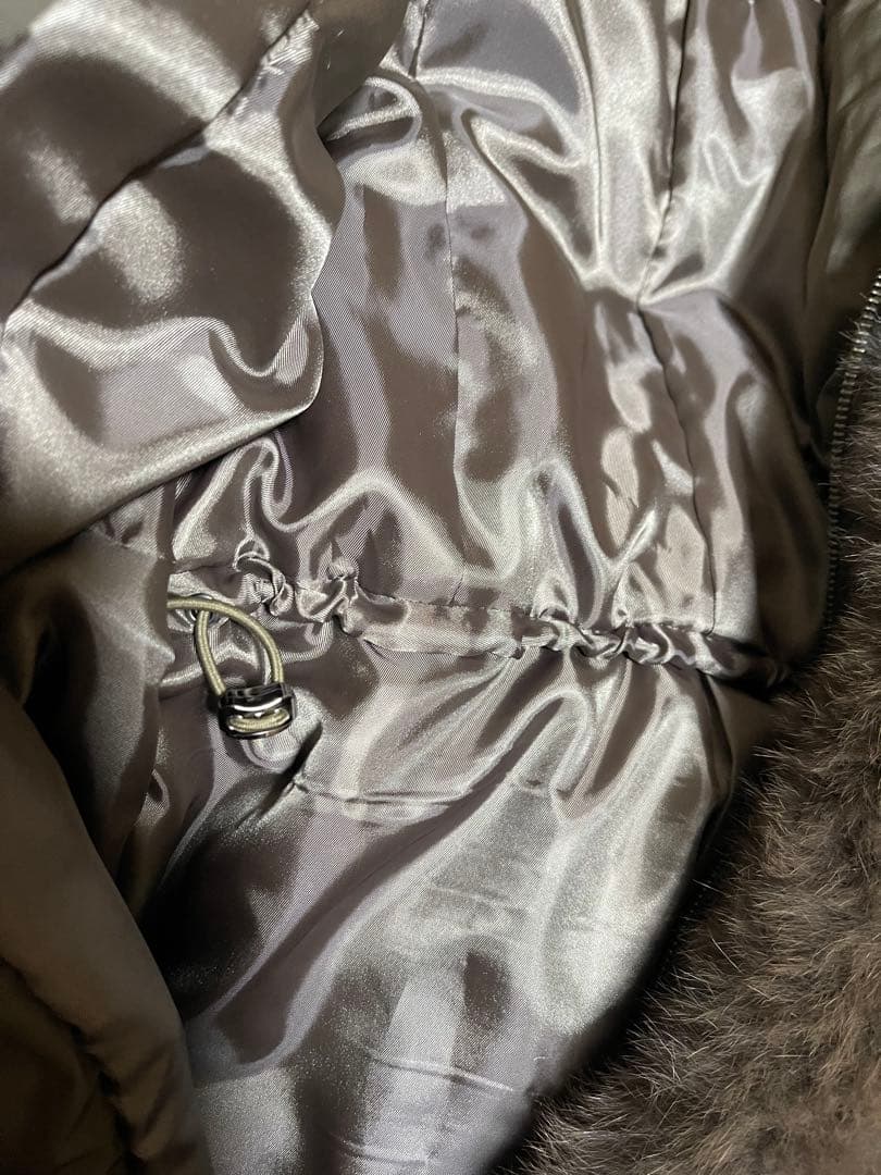 女優コート　フード付き　ロングダウンジャケット　グレースコンチネンタル　セオリー