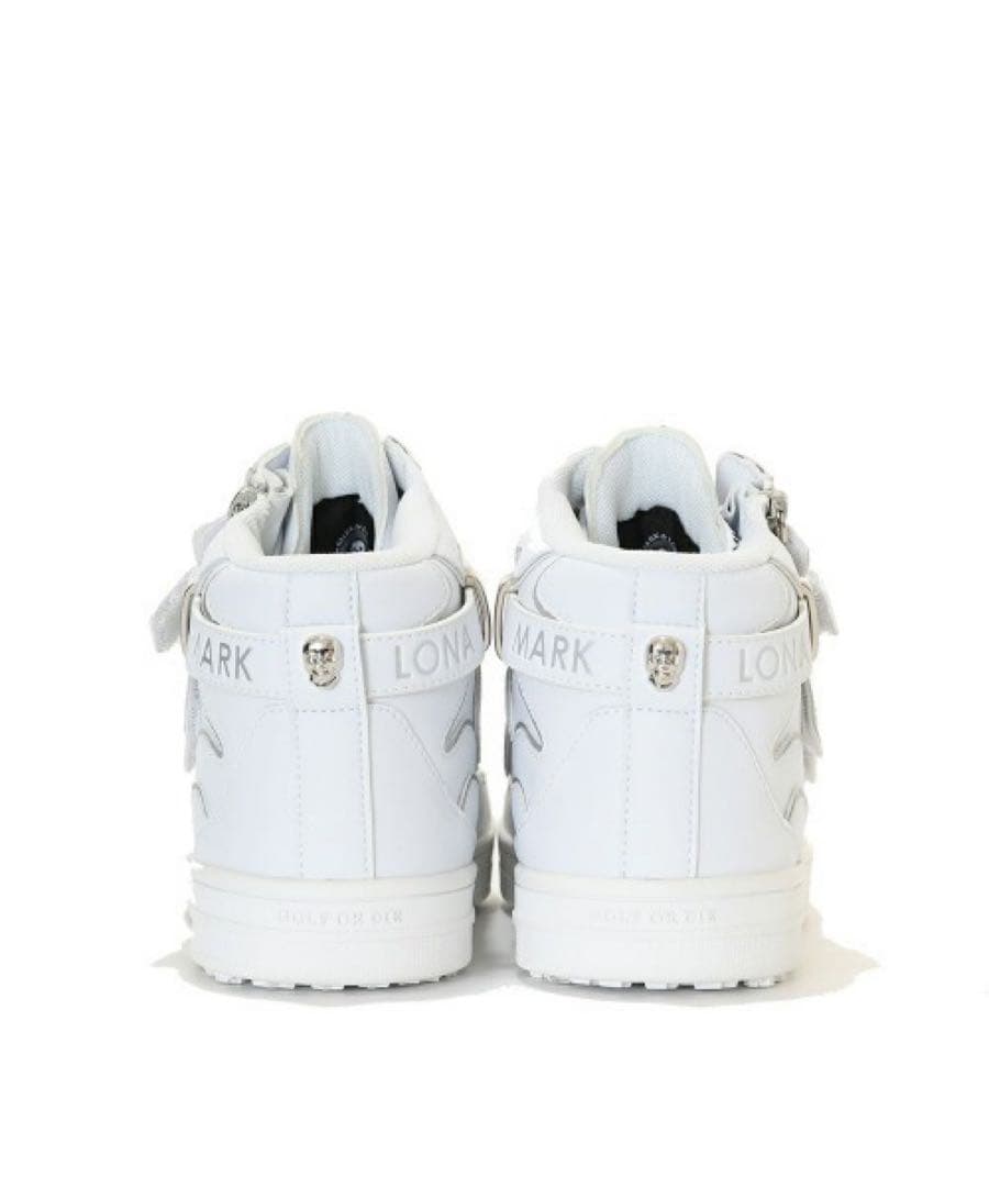 5.9万MARK&LONAハイカットスパイクレス　25.0cm ホワイト