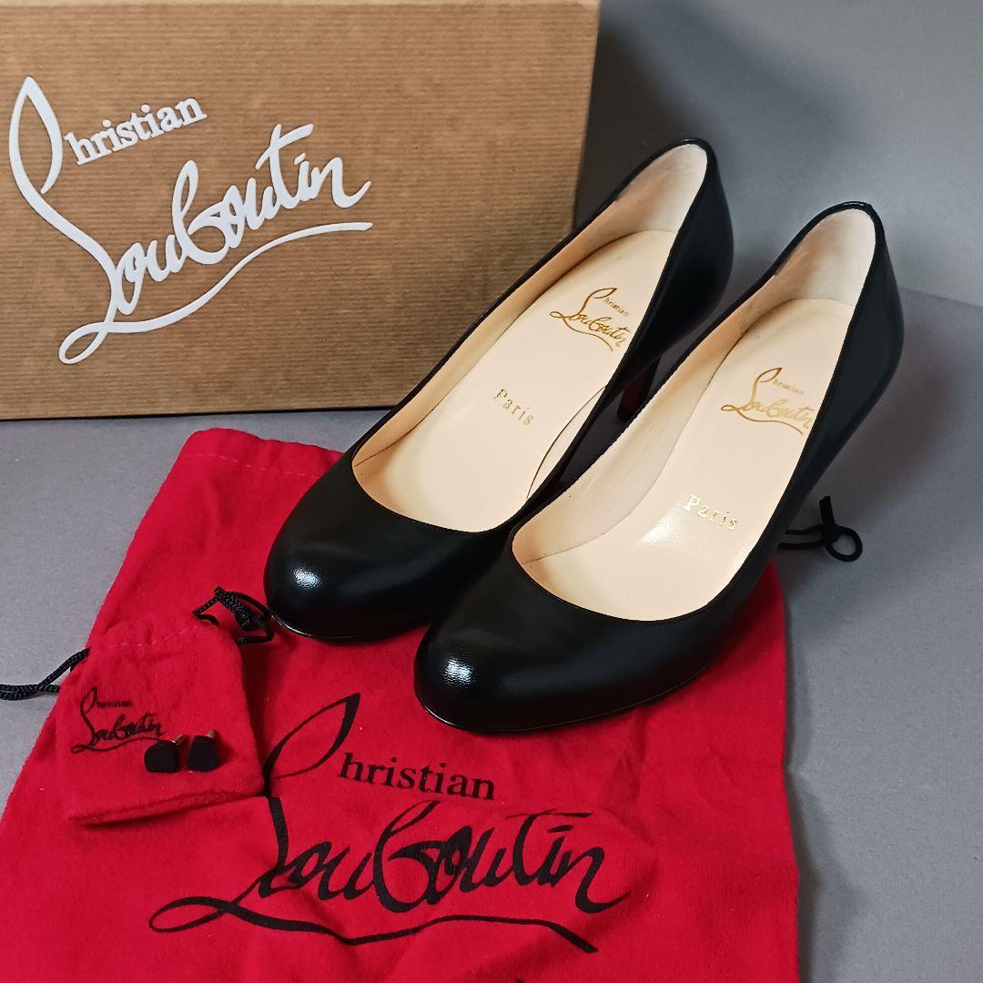691/良品/Christian Louboutinルブタン/パンプス/ブラック