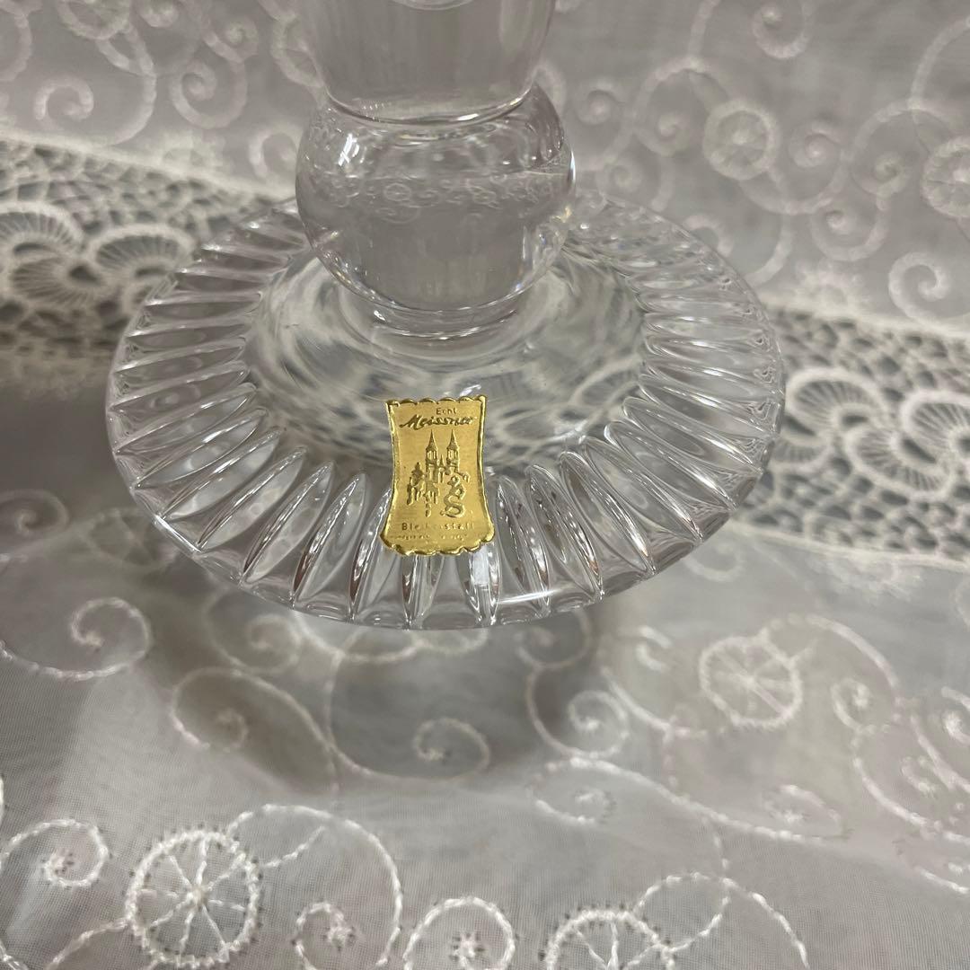 Meissen crystal 一輪挿し　花瓶　クリスタルガラス　未使用