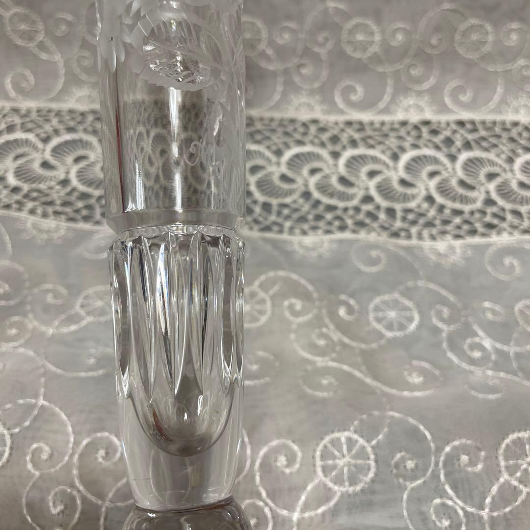 Meissen crystal 一輪挿し　花瓶　クリスタルガラス　未使用