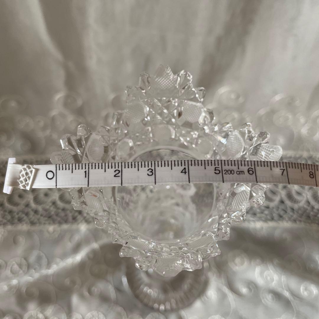 Meissen crystal 一輪挿し　花瓶　クリスタルガラス　未使用