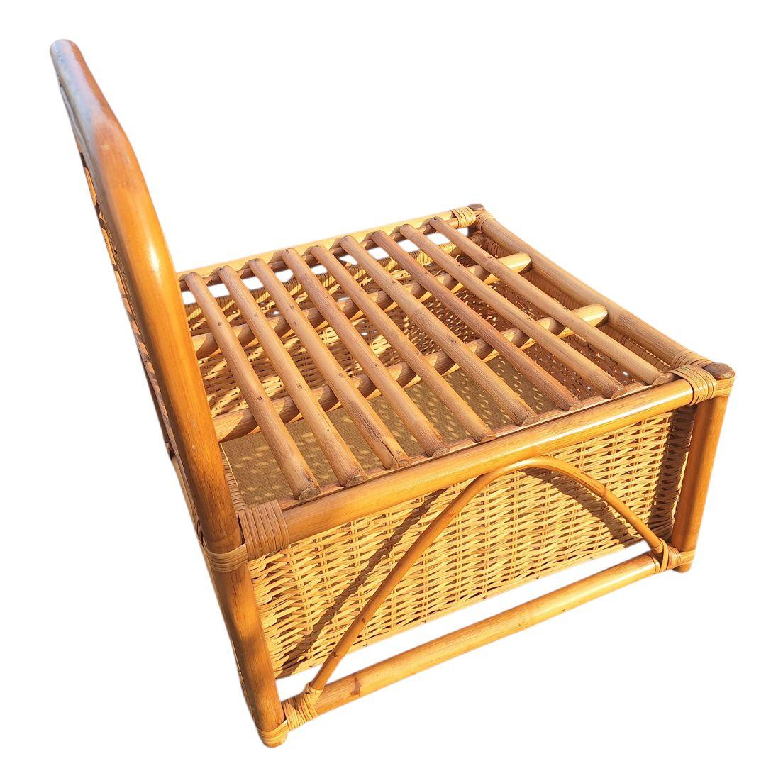 ラタンチェア 2脚セット 籐家具 ヴィンテージ 天然素材 ナチュラル