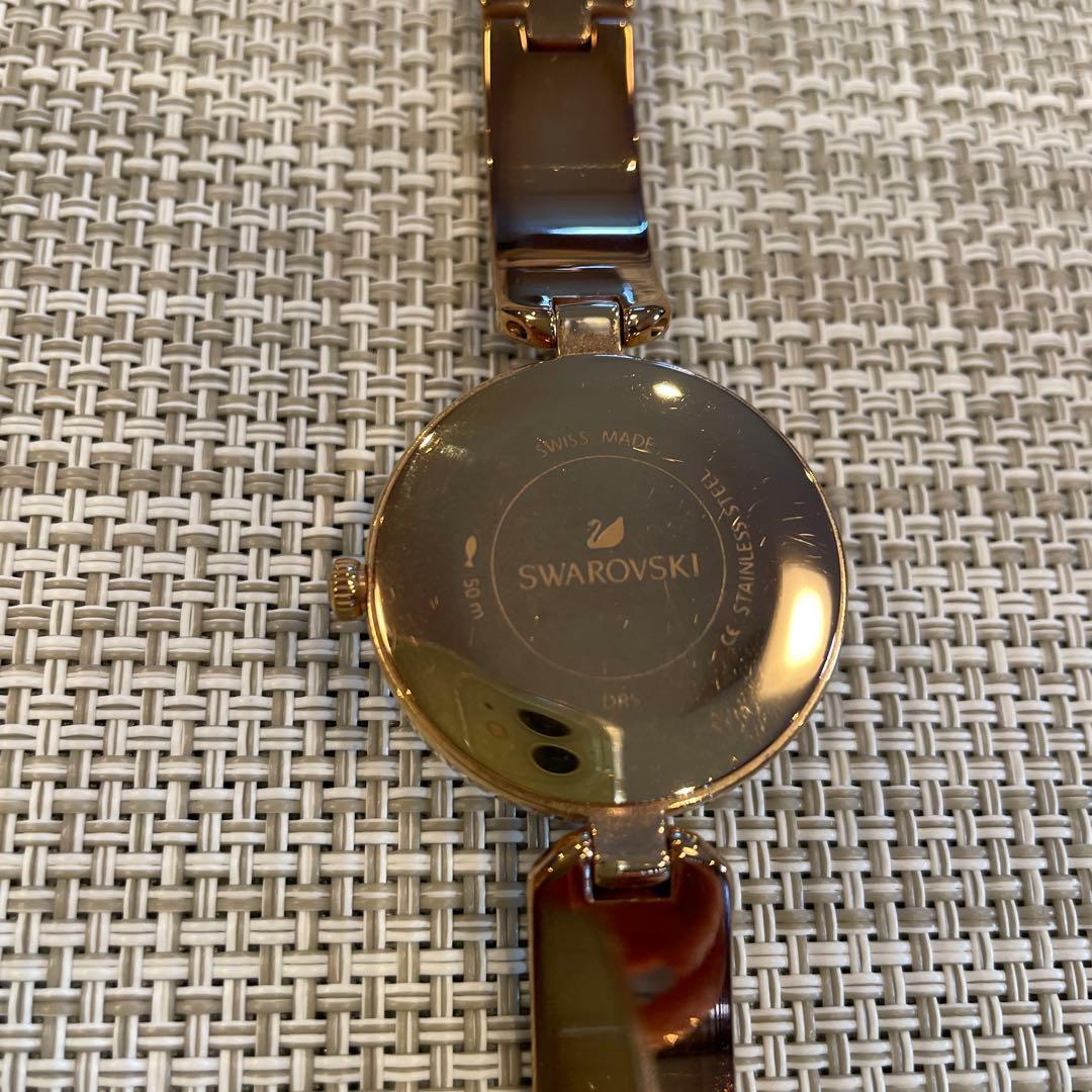 スワロフスキー　Dream Rock ウォッチ ブルー/ローズゴールド