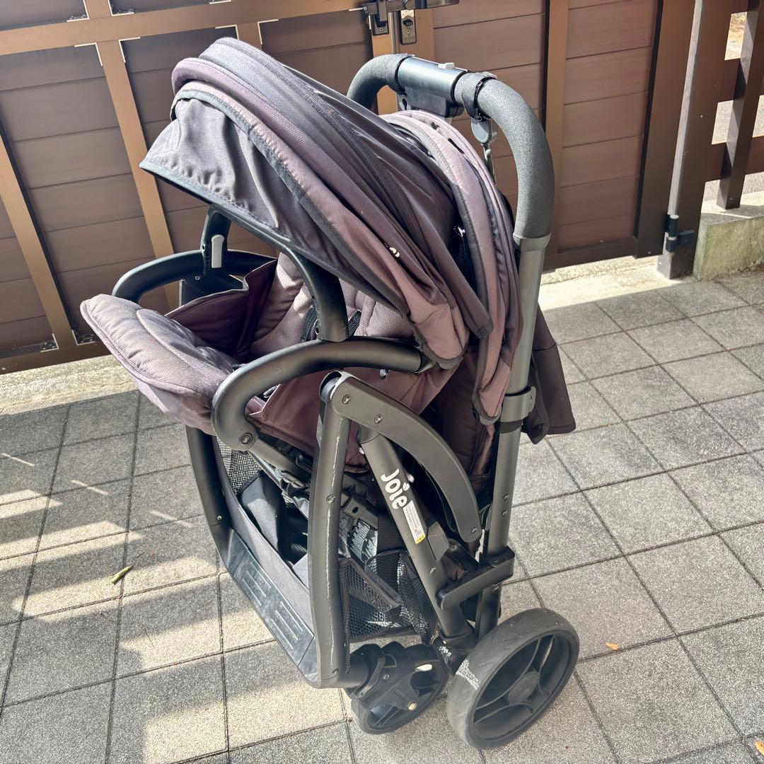 Joie エヴァライトデュオ　2人乗りベビーカー 黒