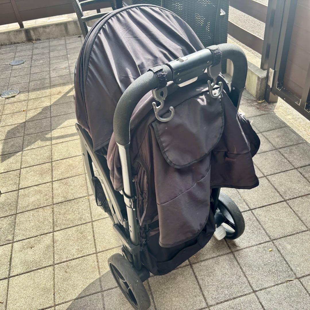 Joie エヴァライトデュオ　2人乗りベビーカー 黒