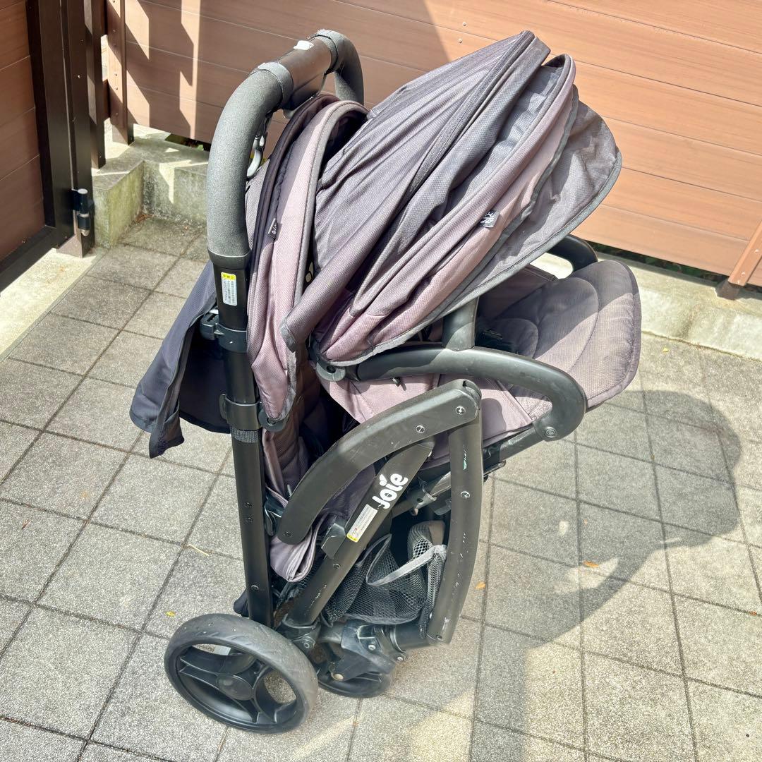 Joie エヴァライトデュオ　2人乗りベビーカー 黒