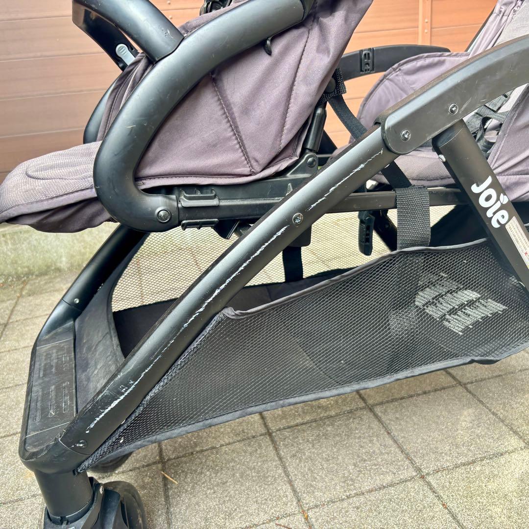 Joie エヴァライトデュオ　2人乗りベビーカー 黒