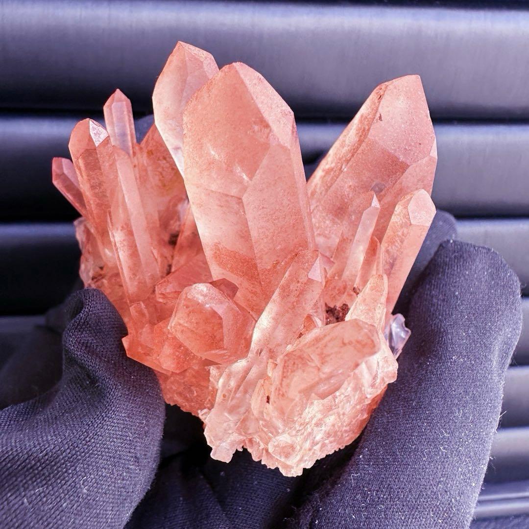 爆レア❗️浄化❗️超綺麗♡超強いパワー ピンク ヒマラヤ クラスター天然石A1560