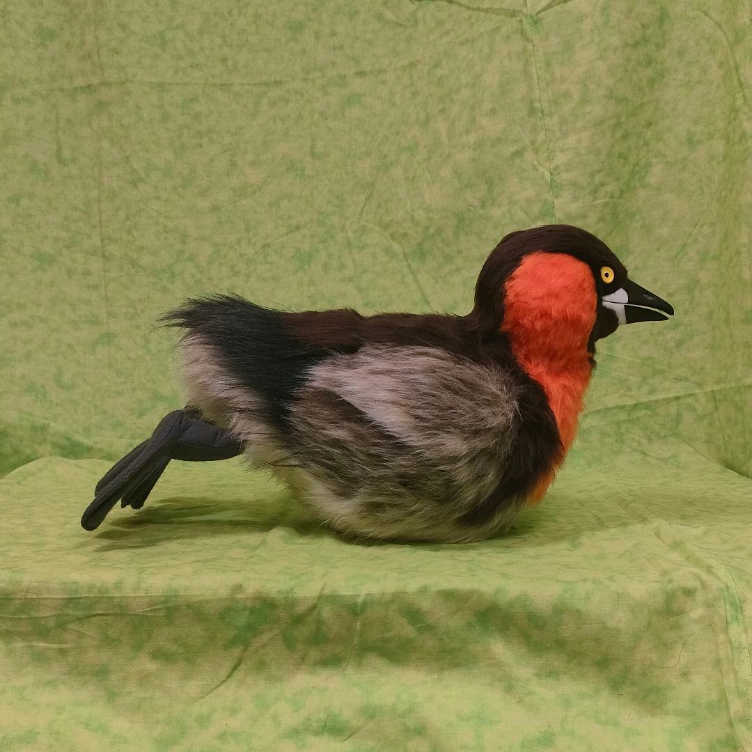 ハンドメイド　ぬいぐるみ　カイツブリ