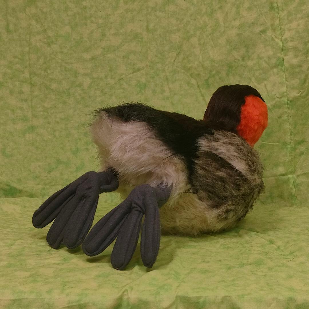 ハンドメイド　ぬいぐるみ　カイツブリ