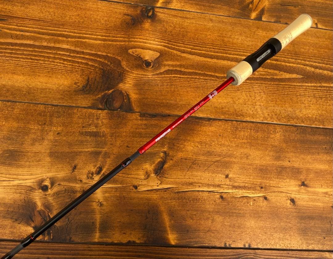 トラウトロッド　ウッド調　485UL 424UL スピニングロッド　パックロッド