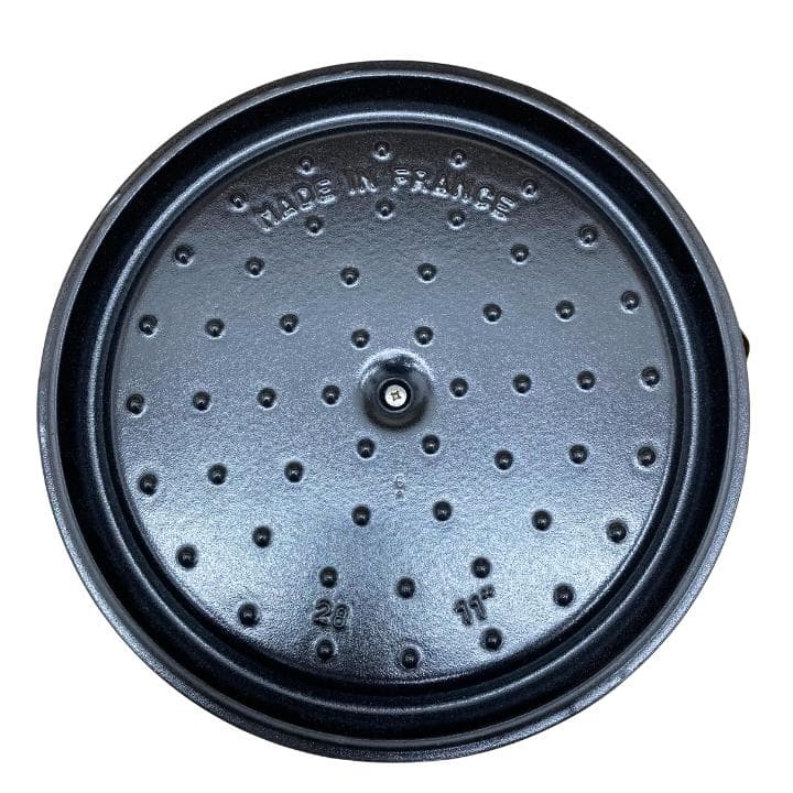 【N】ストウブ STAUB ピコ ココットラウンド 28cm 鍋 ボルドー 新品