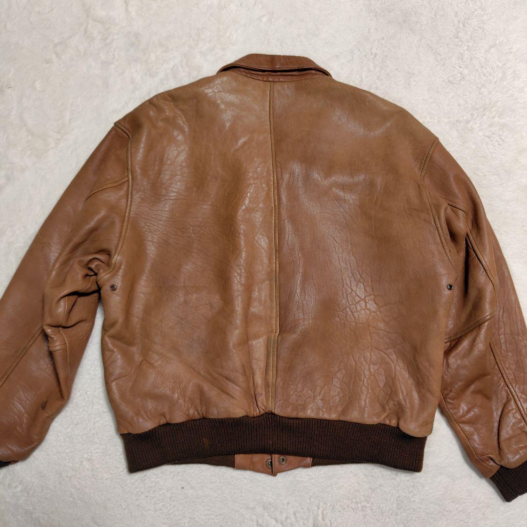 ROBINSON レザー フライトジャケット G-1 シープスキン 羊革 XL