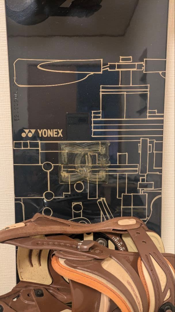 YONEX×FLUX　バインディング付スノーボードセット　152cm　ヨネックス