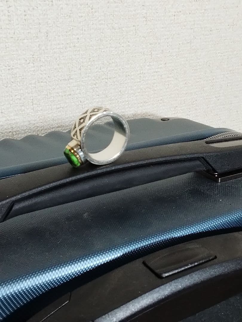 キャリコレイクターコイズリング