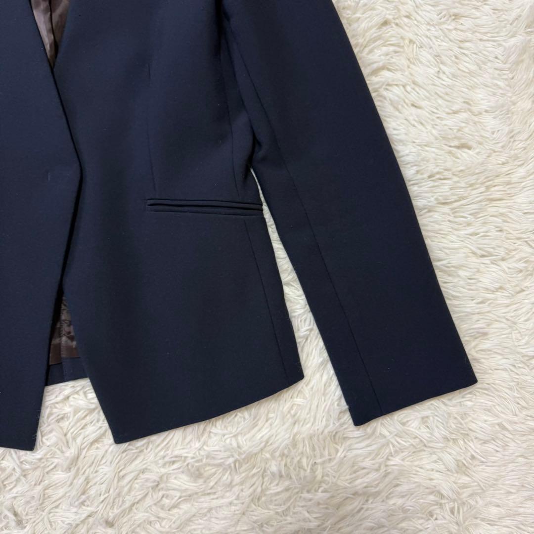 ✨未使用級✨グリーンレーベルリラクシング パンツスーツ ノーカラー 近年モデル