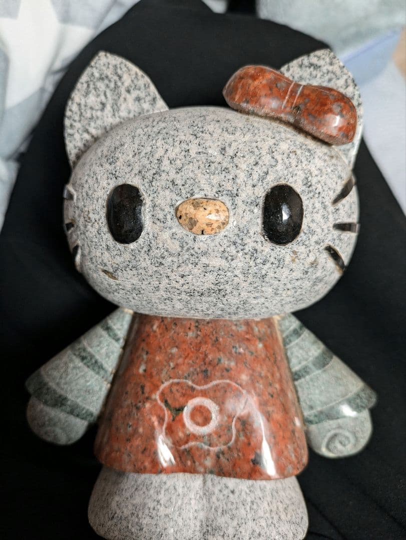 御影石　石像　インテリア　庭置